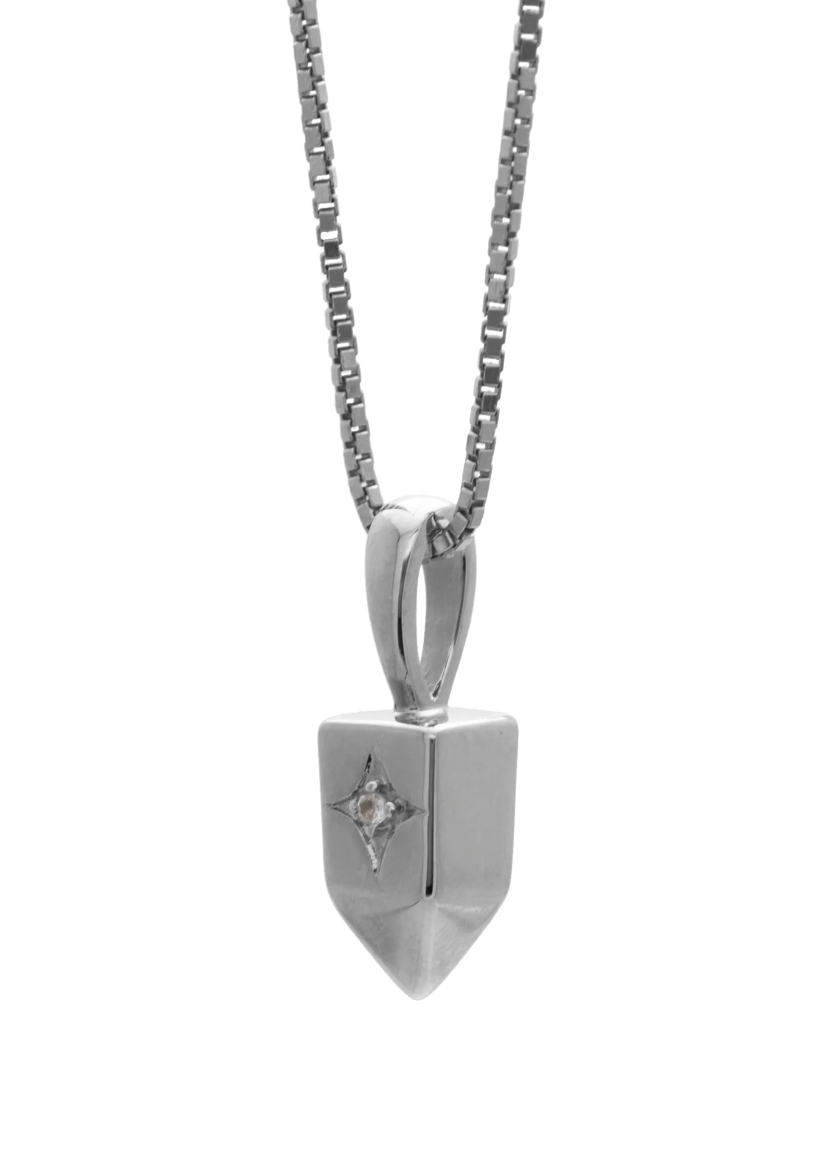 SALE Nova Necklace Rhodium sold by Sarah Mulder Jewelry