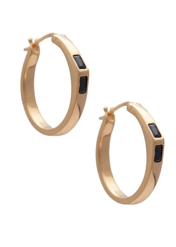 SAMPLE DL Hoops Gold sold by Sarah Mulder Jewelry