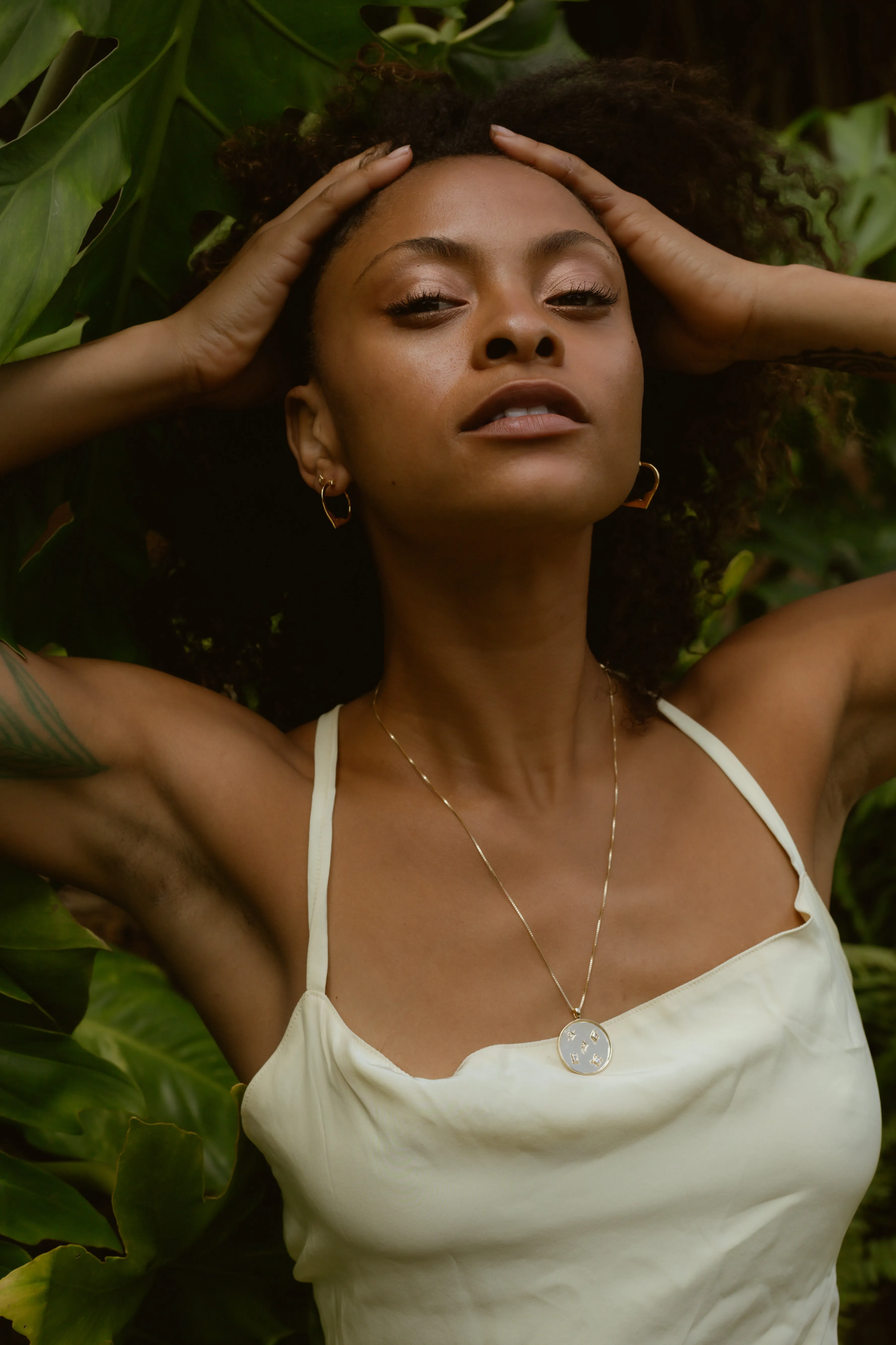 SAMPLE Made of Stars Necklace Rhodium Black CZ sold by Sarah Mulder Jewelry product image thumbnail 3