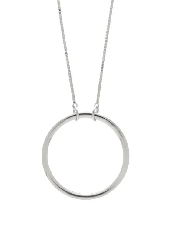 SAMPLE Ollie Necklace Rhodium sold by Sarah Mulder Jewelry