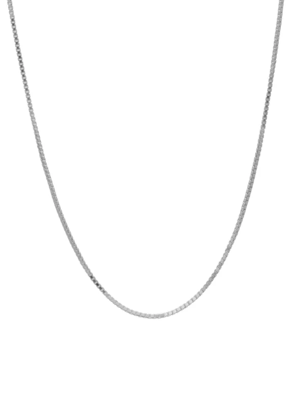 Box Chain Silver sold by Sarah Mulder Jewelry