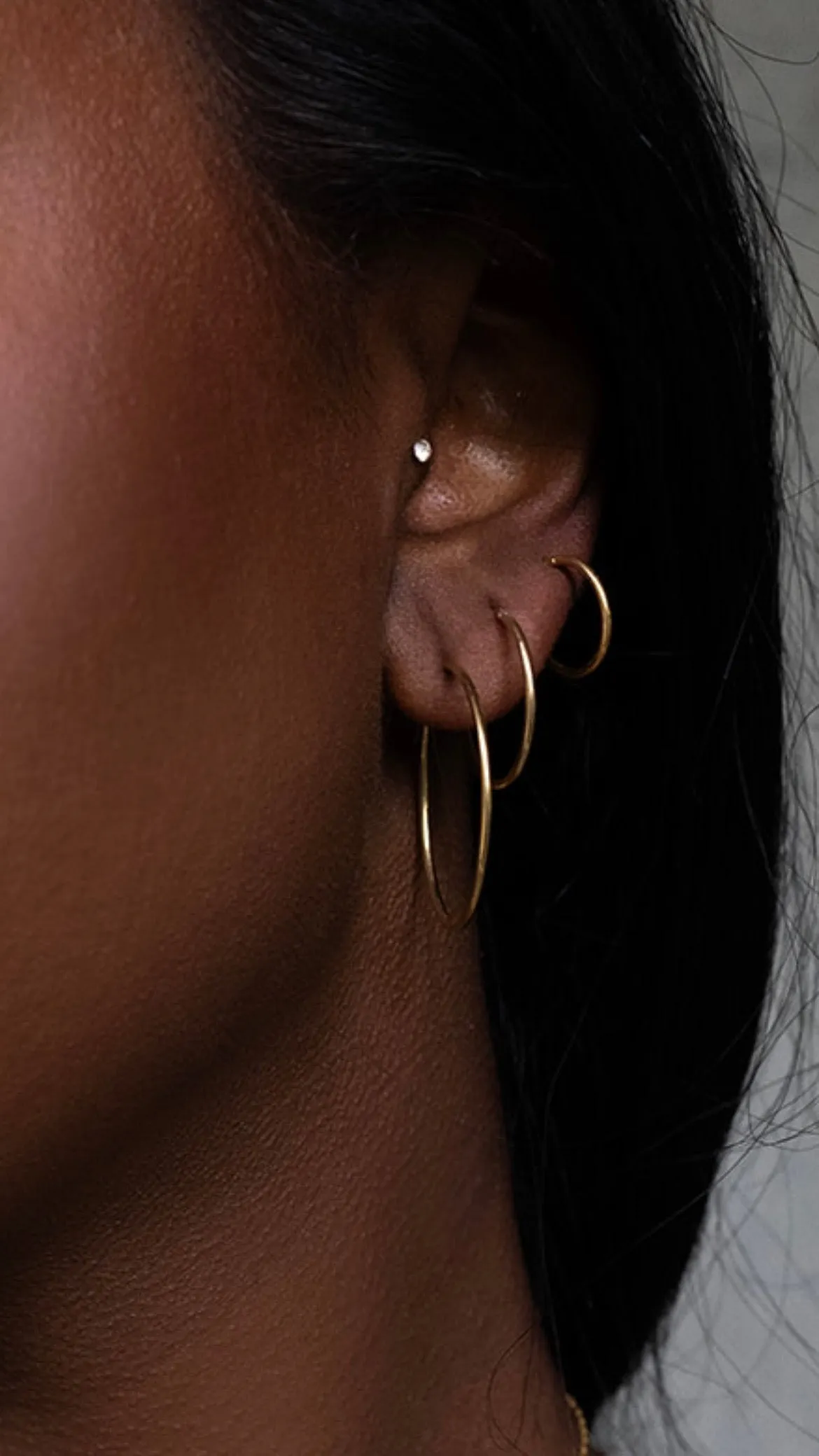 Endless hoops 12mm Gold sold by Sarah Mulder Jewelry product image thumbnail 2