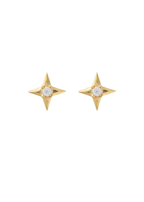 Esti Studs Gold sold by Sarah Mulder Jewelry