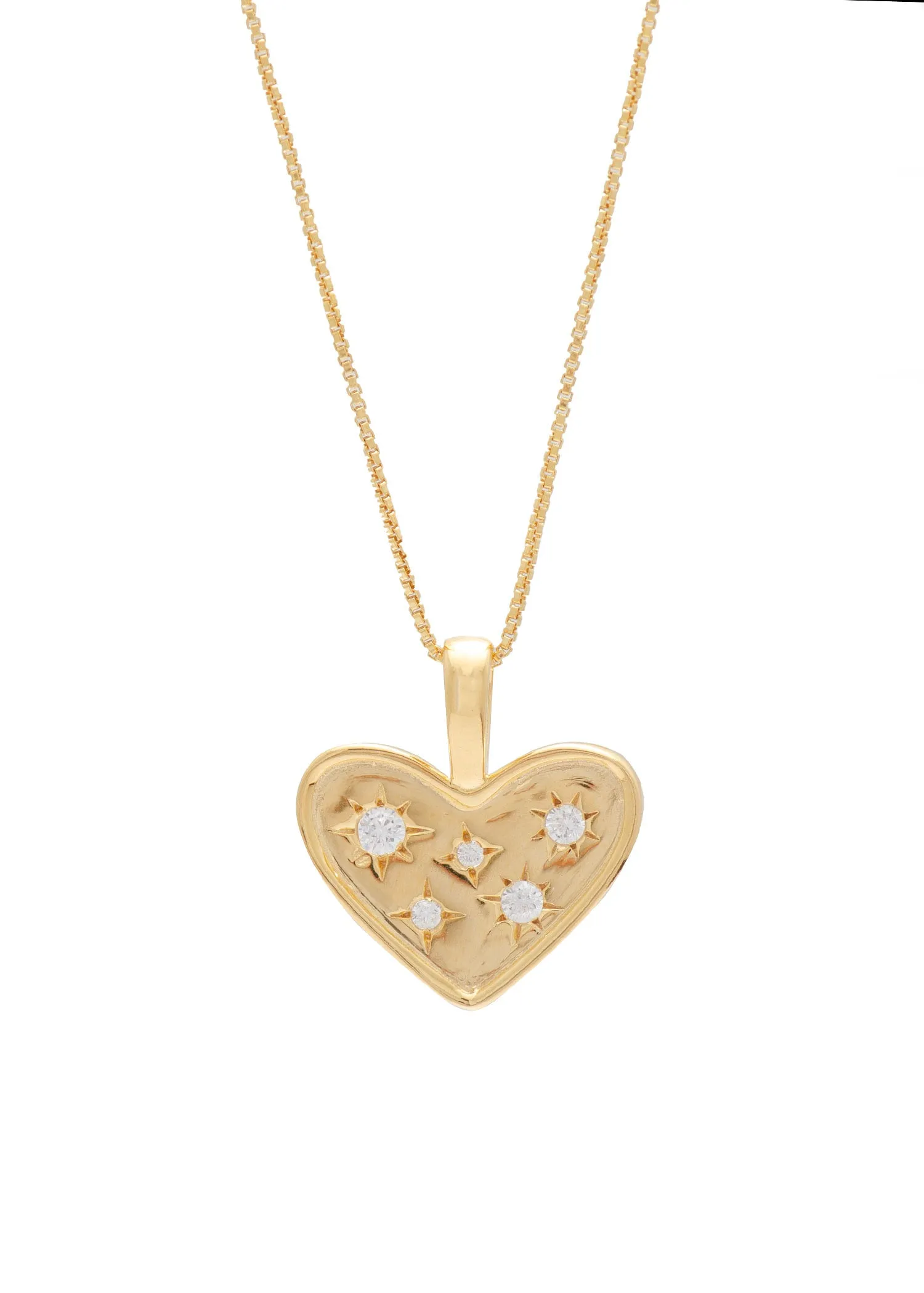 Lucky Stars Heart Gold sold by Sarah Mulder Jewelry