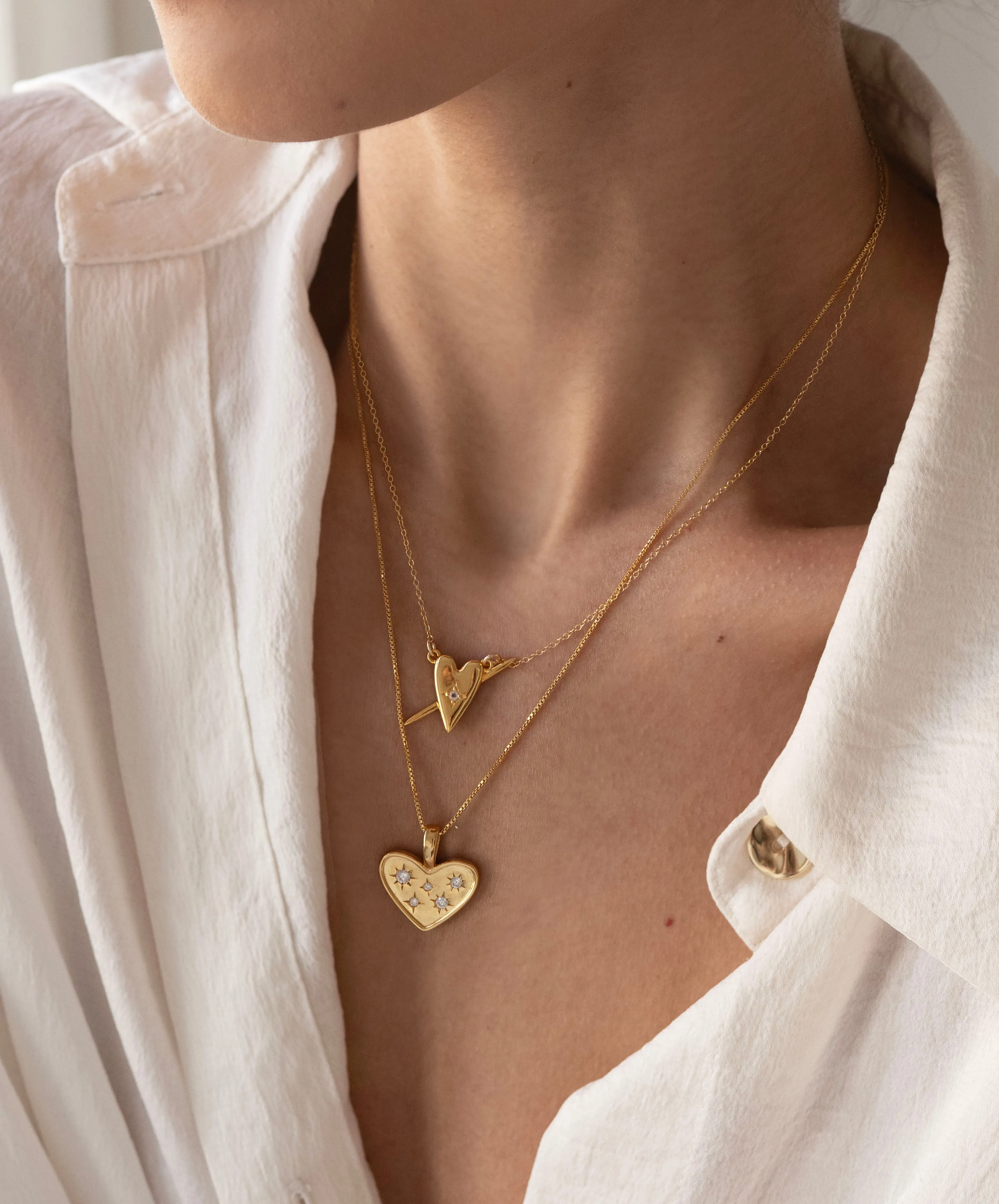 Lucky Stars Heart Gold sold by Sarah Mulder Jewelry product image thumbnail 2