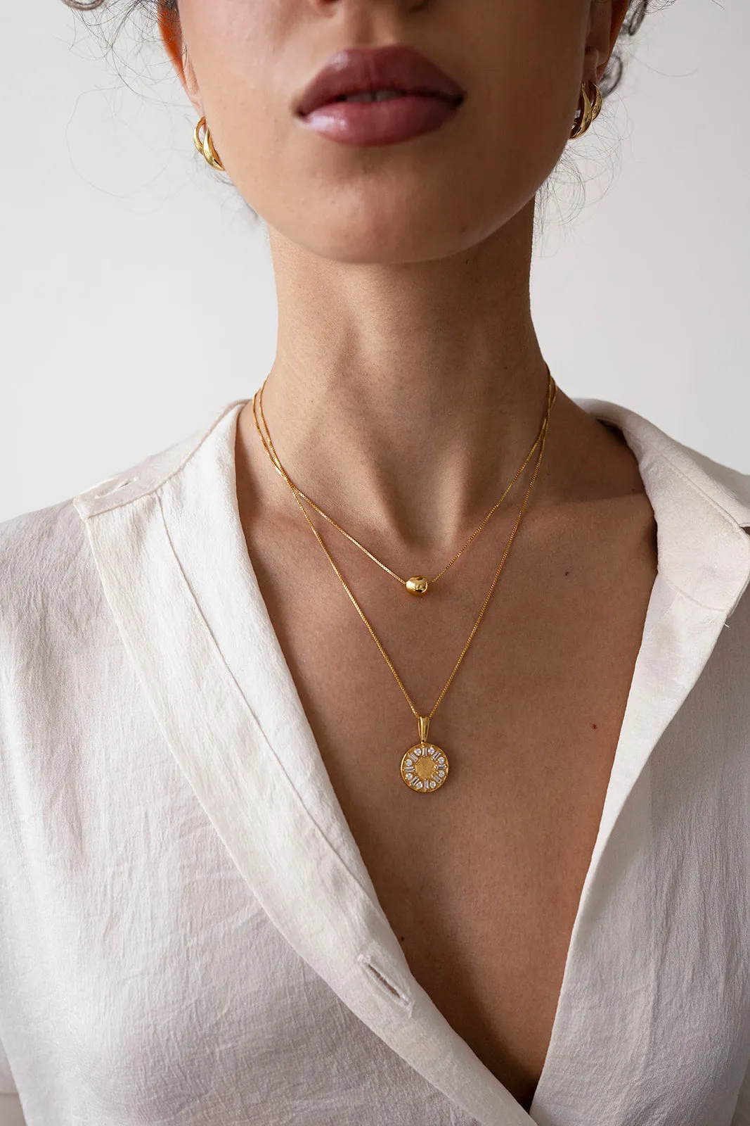 Zenia Necklace Gold sold by Sarah Mulder Jewelry product image thumbnail 2