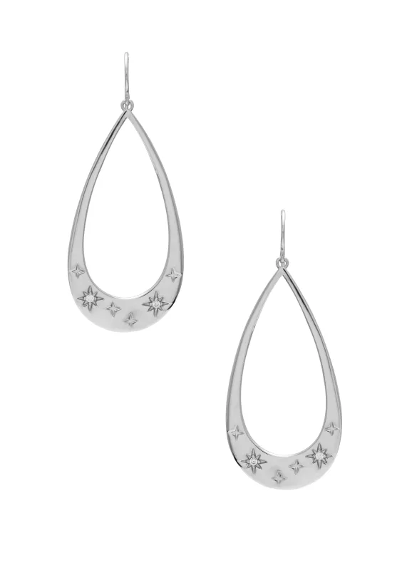 Astra Earrings Rhodium sold by Sarah Mulder Jewelry