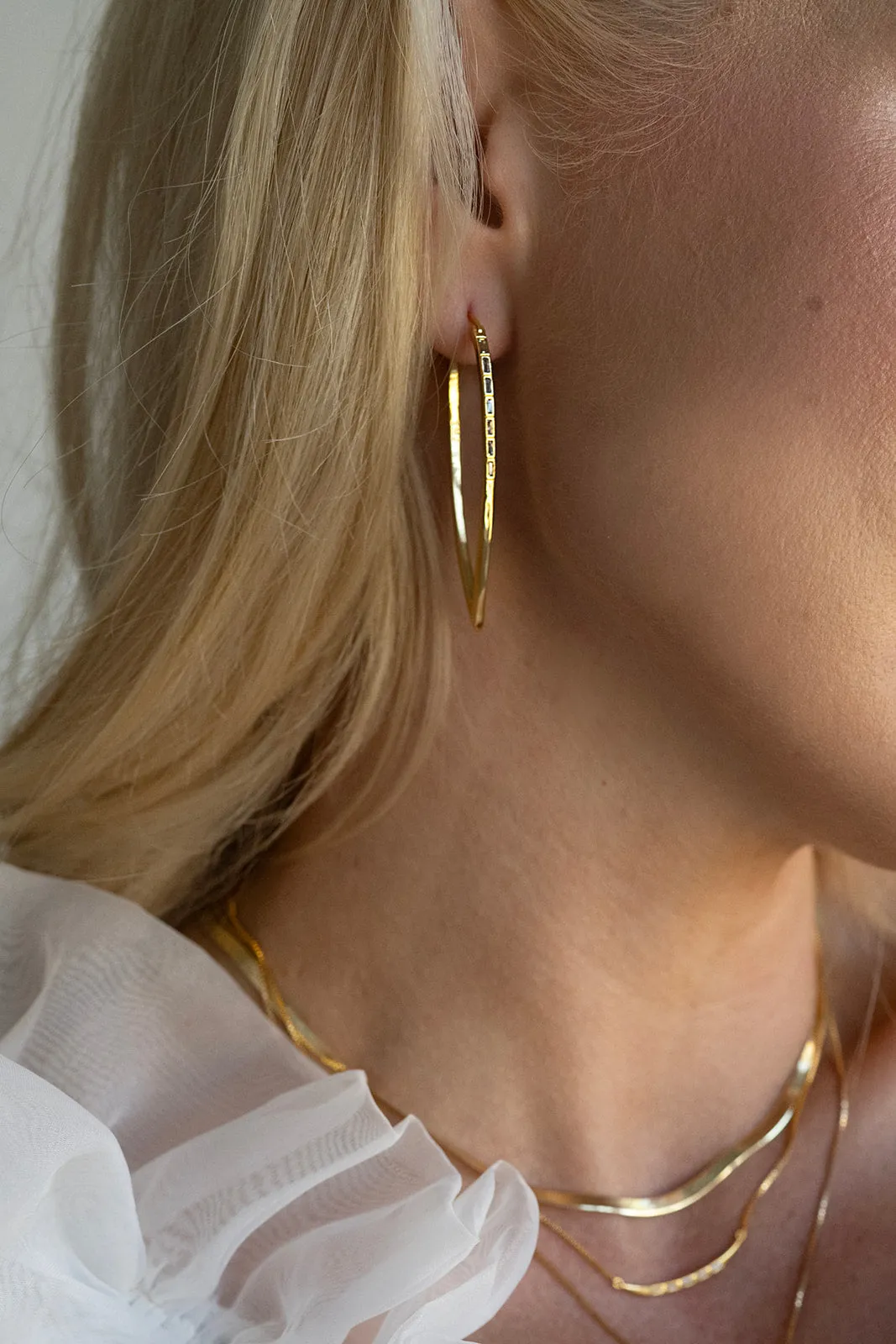 Gia Large Earrings Gold sold by Sarah Mulder Jewelry product image thumbnail 2