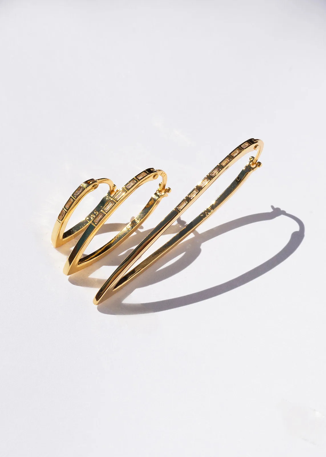 Gia Large Earrings Gold sold by Sarah Mulder Jewelry product image thumbnail 4