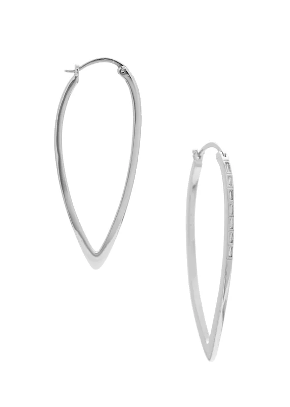 Gia Large Earrings Rhodium sold by Sarah Mulder Jewelry