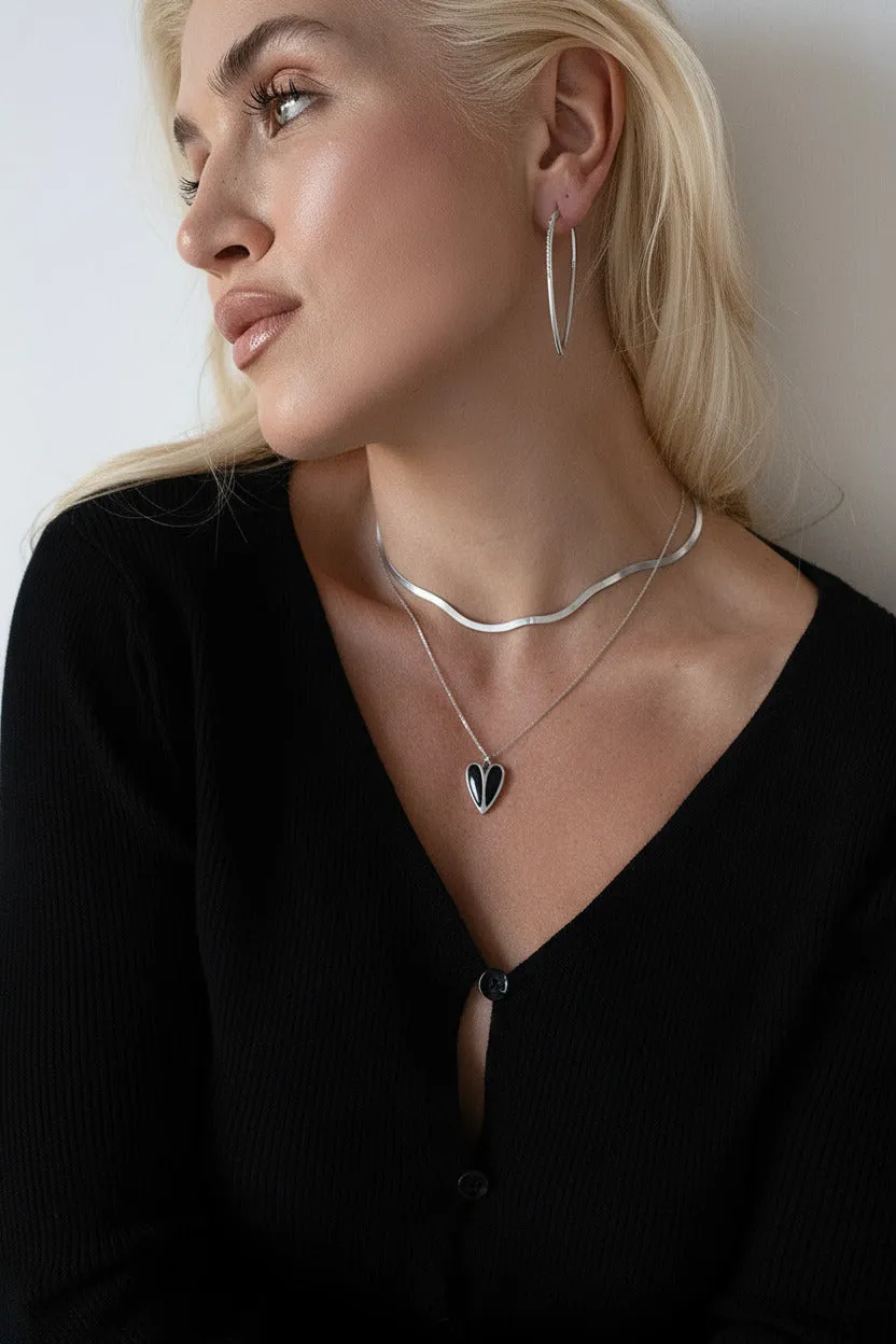 Gia Large Earrings Rhodium sold by Sarah Mulder Jewelry product image thumbnail 3