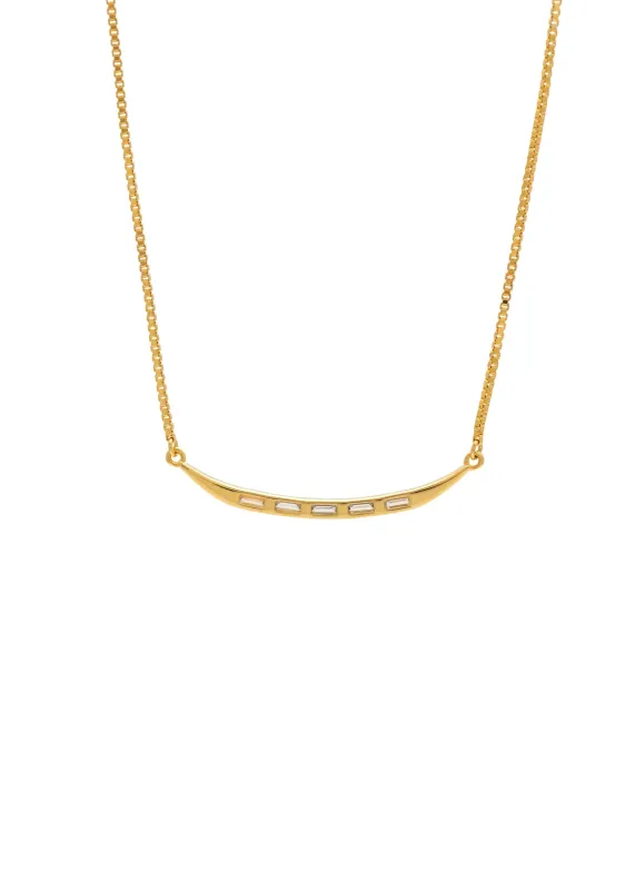 Gia Necklace Gold sold by Sarah Mulder Jewelry