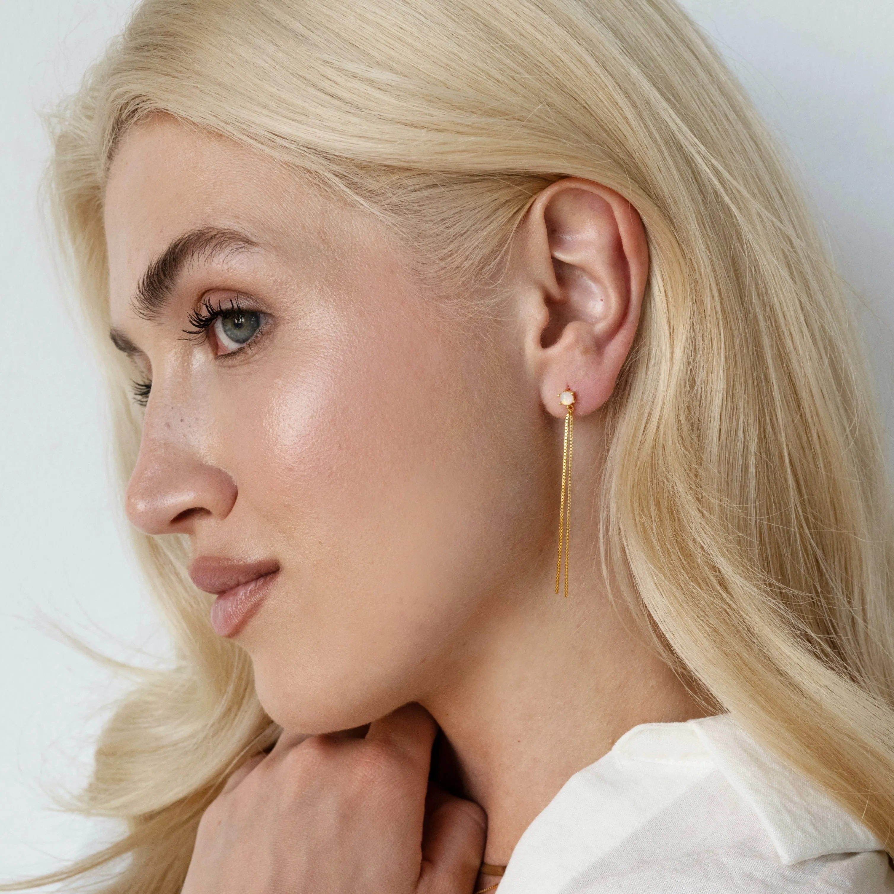 Ava Earrings Gold sold by Sarah Mulder Jewelry product image thumbnail 2