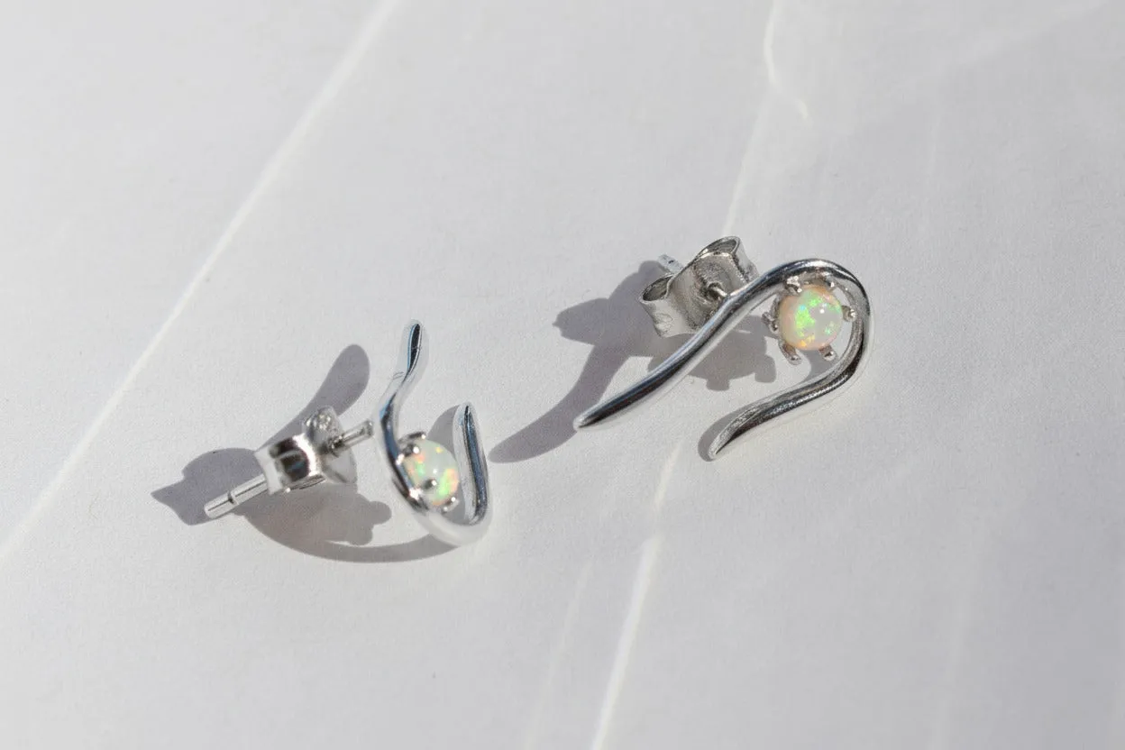 Kai Studs Rhodium sold by Sarah Mulder Jewelry product image thumbnail 3