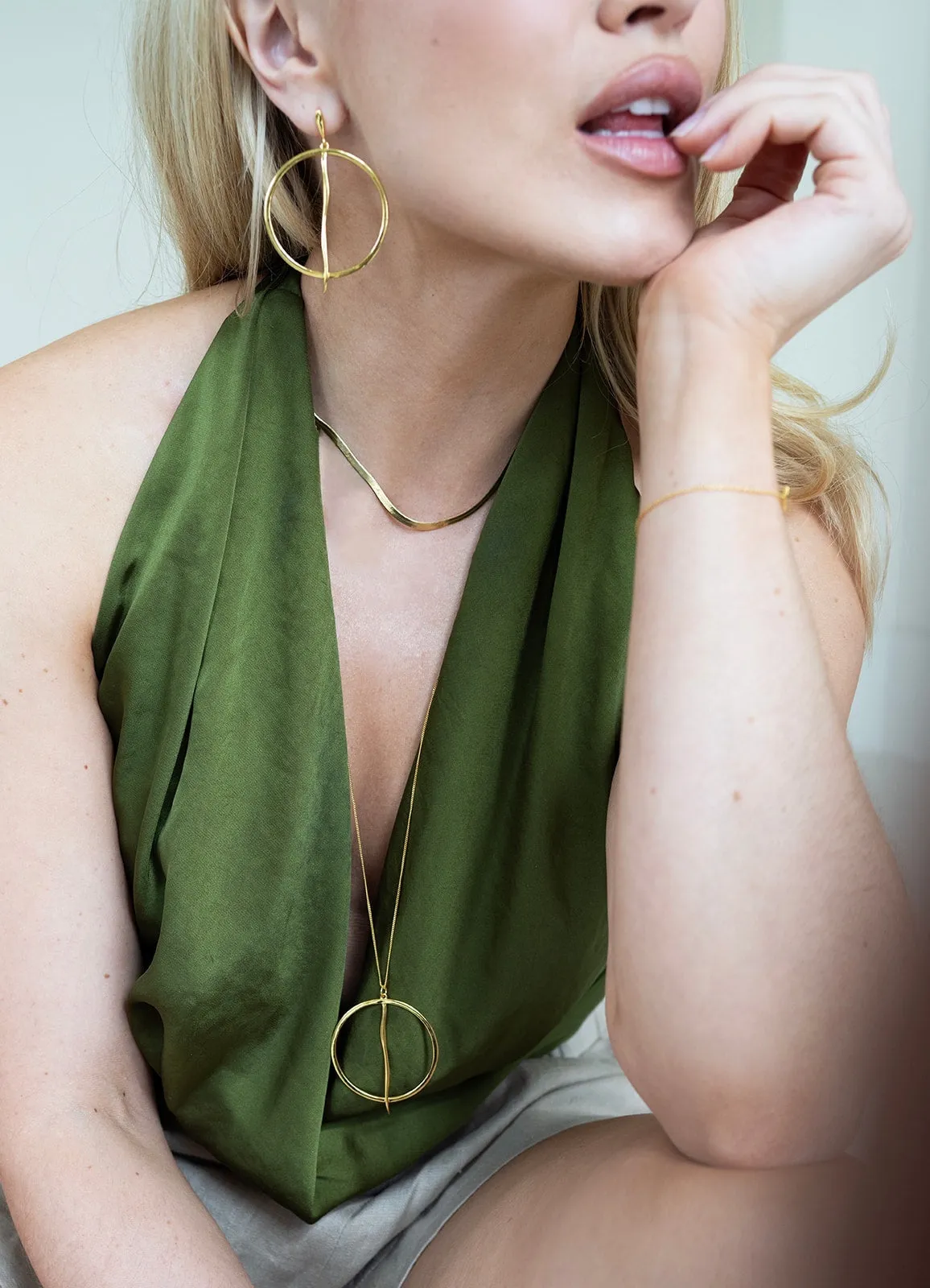 Evora Necklace Gold sold by Sarah Mulder Jewelry product image thumbnail 3