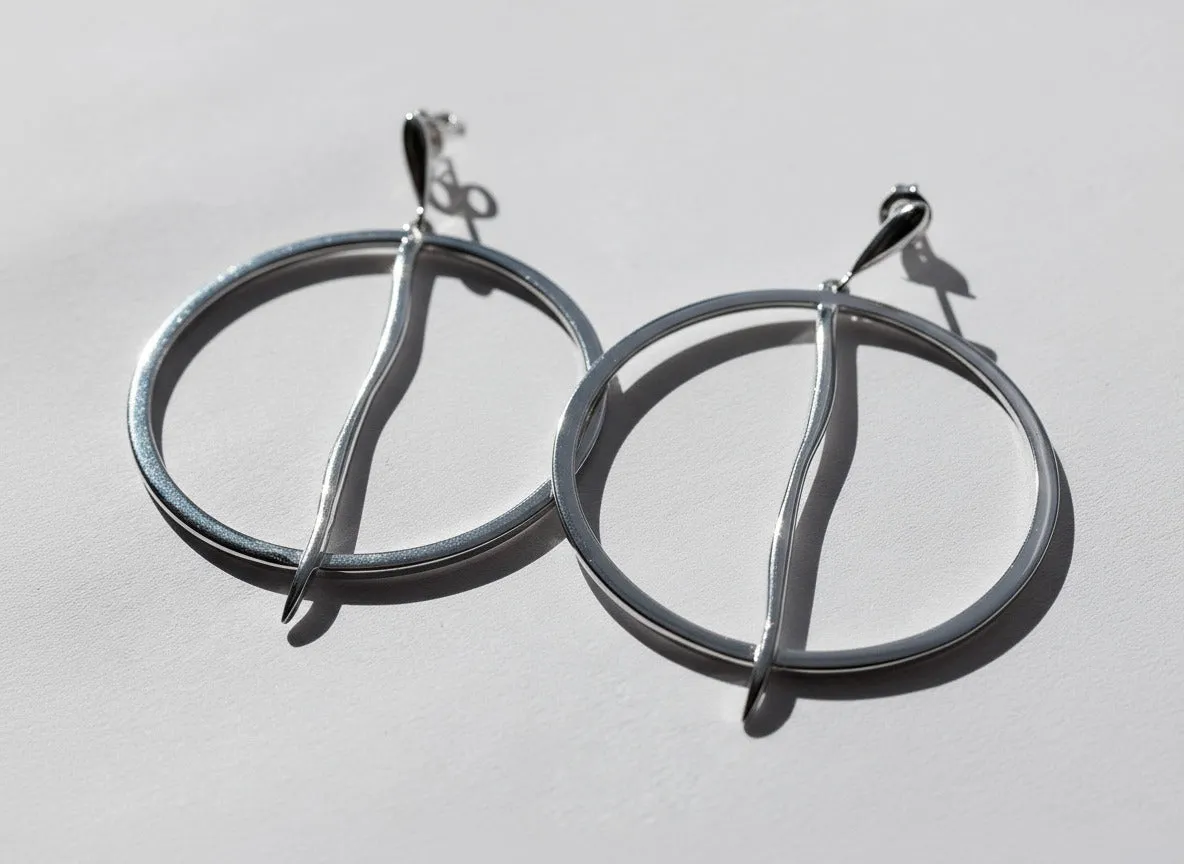 Evora Earrings Rhodium sold by Sarah Mulder Jewelry product image thumbnail 4