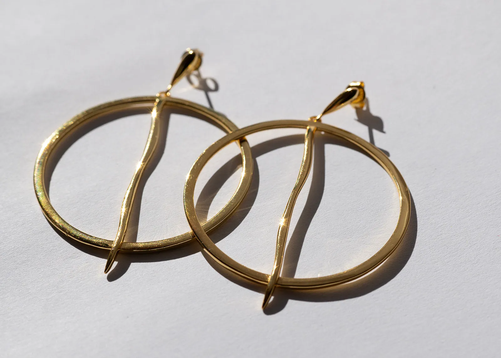 Evora Earrings Gold sold by Sarah Mulder Jewelry product image thumbnail 4