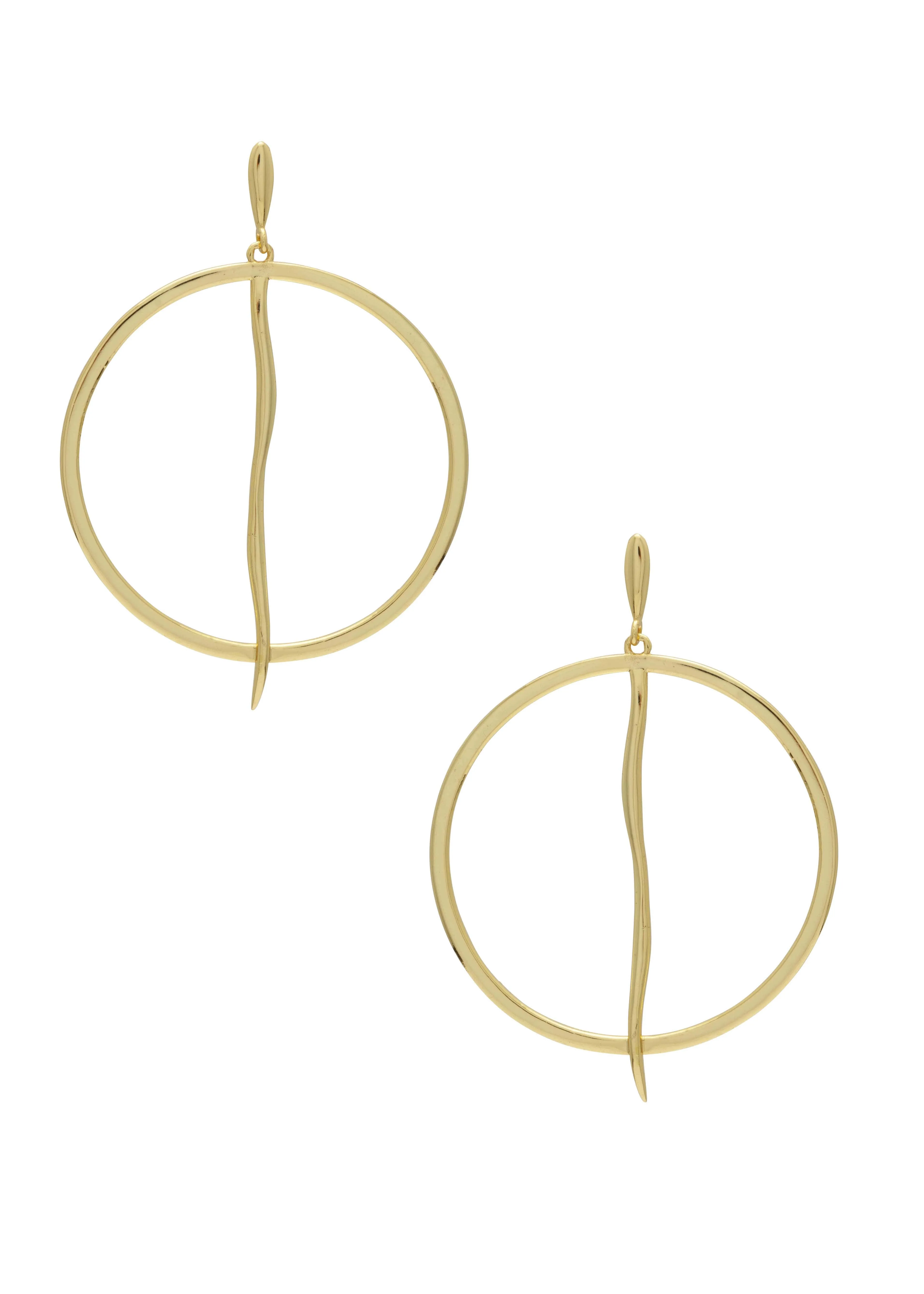 Evora Earrings Gold sold by Sarah Mulder Jewelry