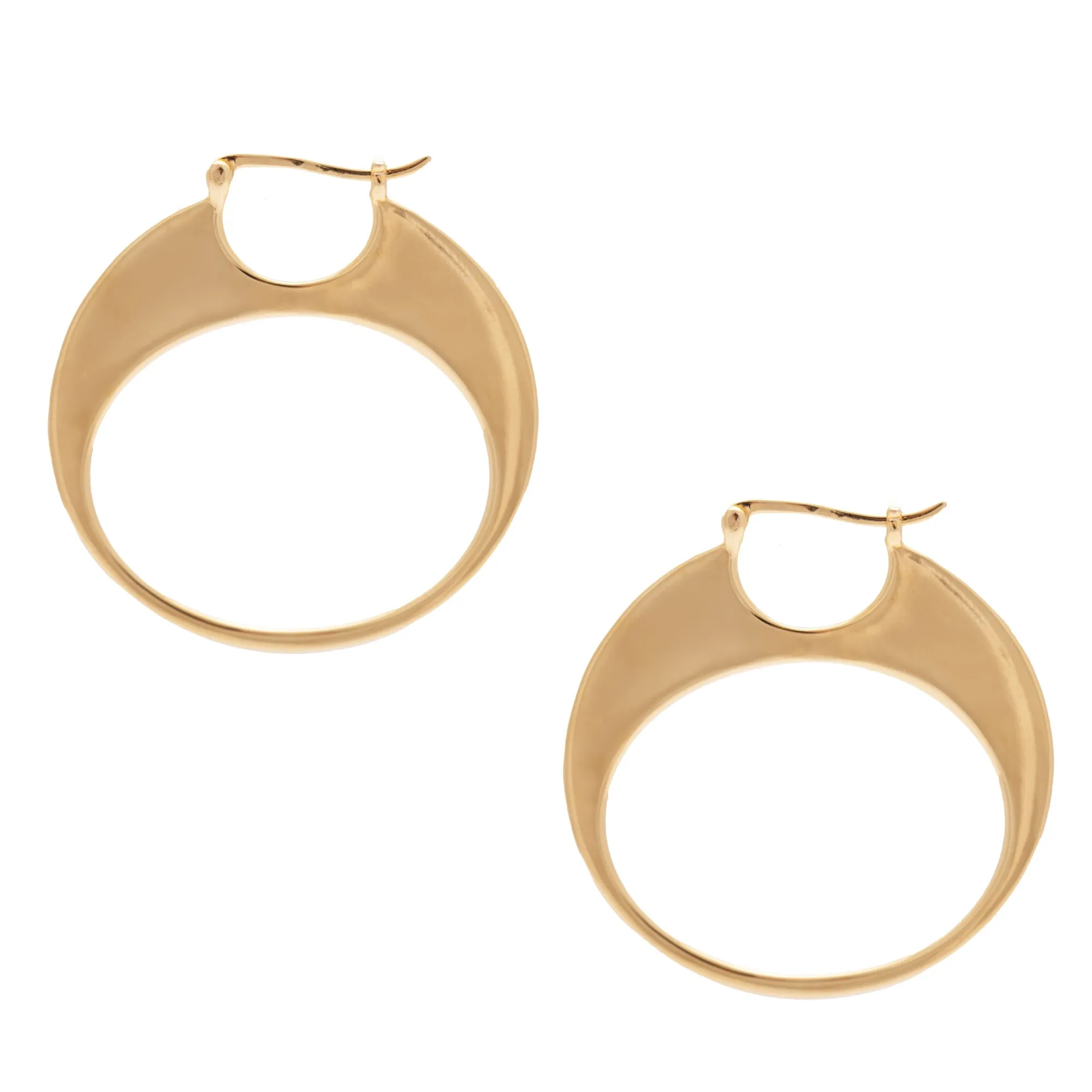 SAMPLE Small Solange Earrings Gold sold by Sarah Mulder Jewelry
