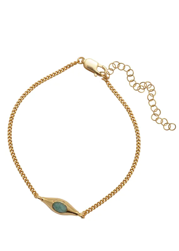 Lenny Bracelet Gold made by Sarah Mulder Jewelry