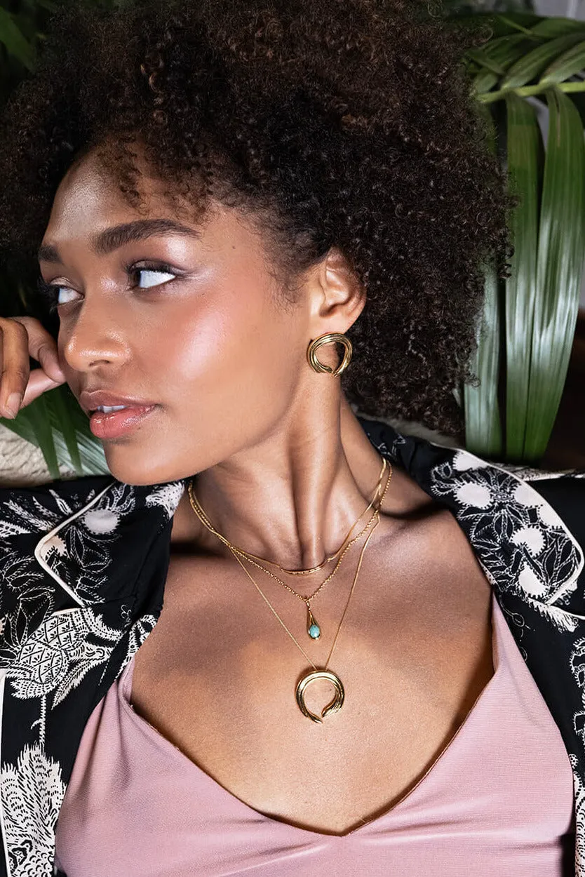 Lenny Necklace Gold sold by Sarah Mulder Jewelry product image thumbnail 5