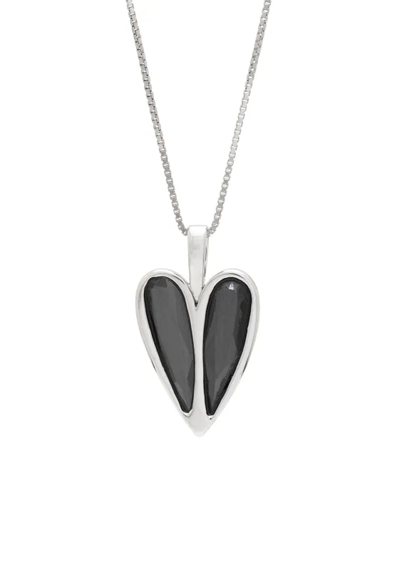 SAMPLE Monroe Necklace Black Rhodium made by Sarah Mulder Jewelry