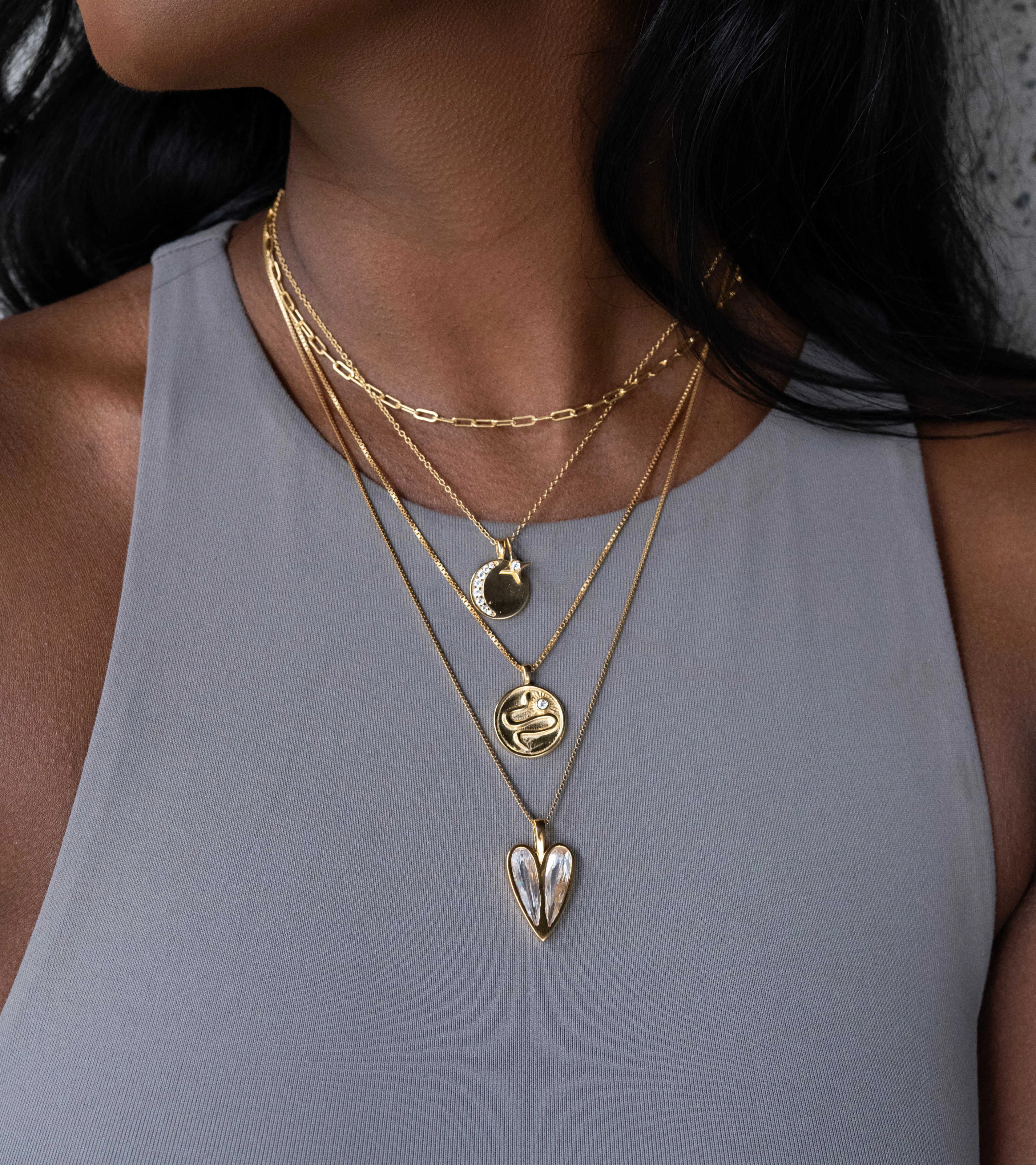 SAMPLE Lumi Necklace Gold sold by Sarah Mulder Jewelry product image thumbnail 3