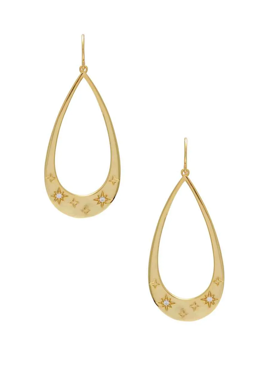 SAMPLE Astra Earrings Gold sold by Sarah Mulder Jewelry