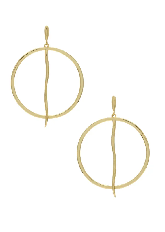 SAMPLE Evora Earrings Gold made by Sarah Mulder Jewelry