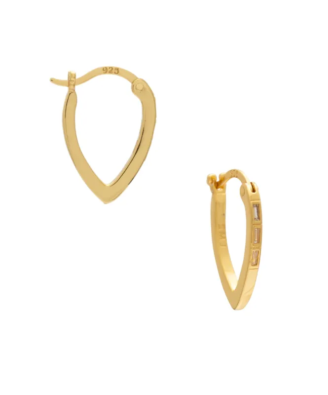 SAMPLE Gia Small Earrings Gold made by Sarah Mulder Jewelry