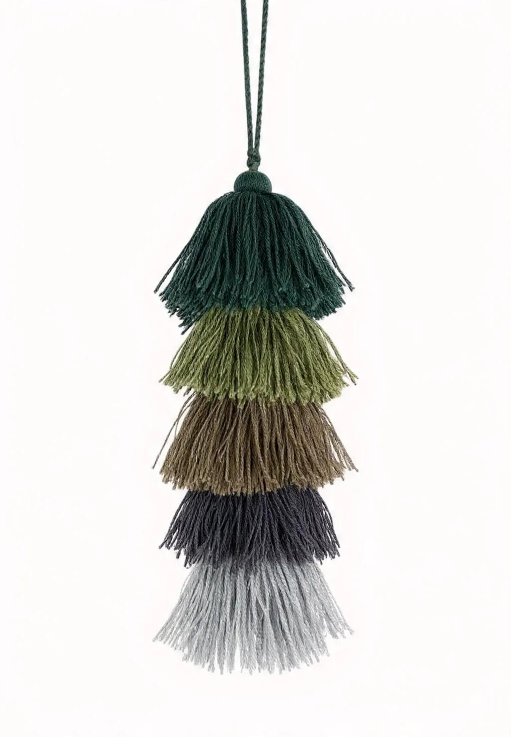 Ombré Sway Tassel Juniper sold by Sarah Mulder Jewelry