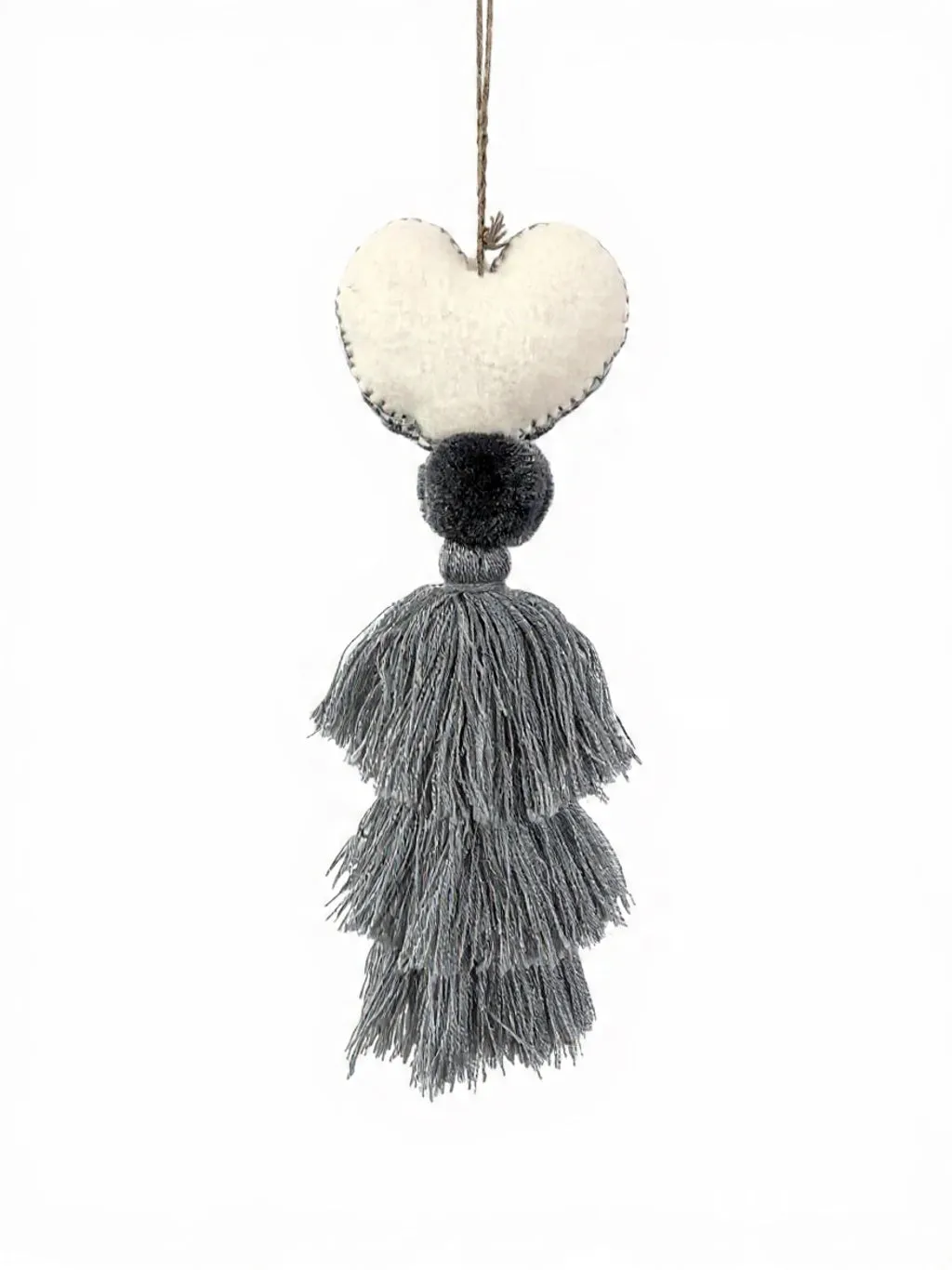Heart Tassel Smoke sold by Sarah Mulder Jewelry product image thumbnail 2