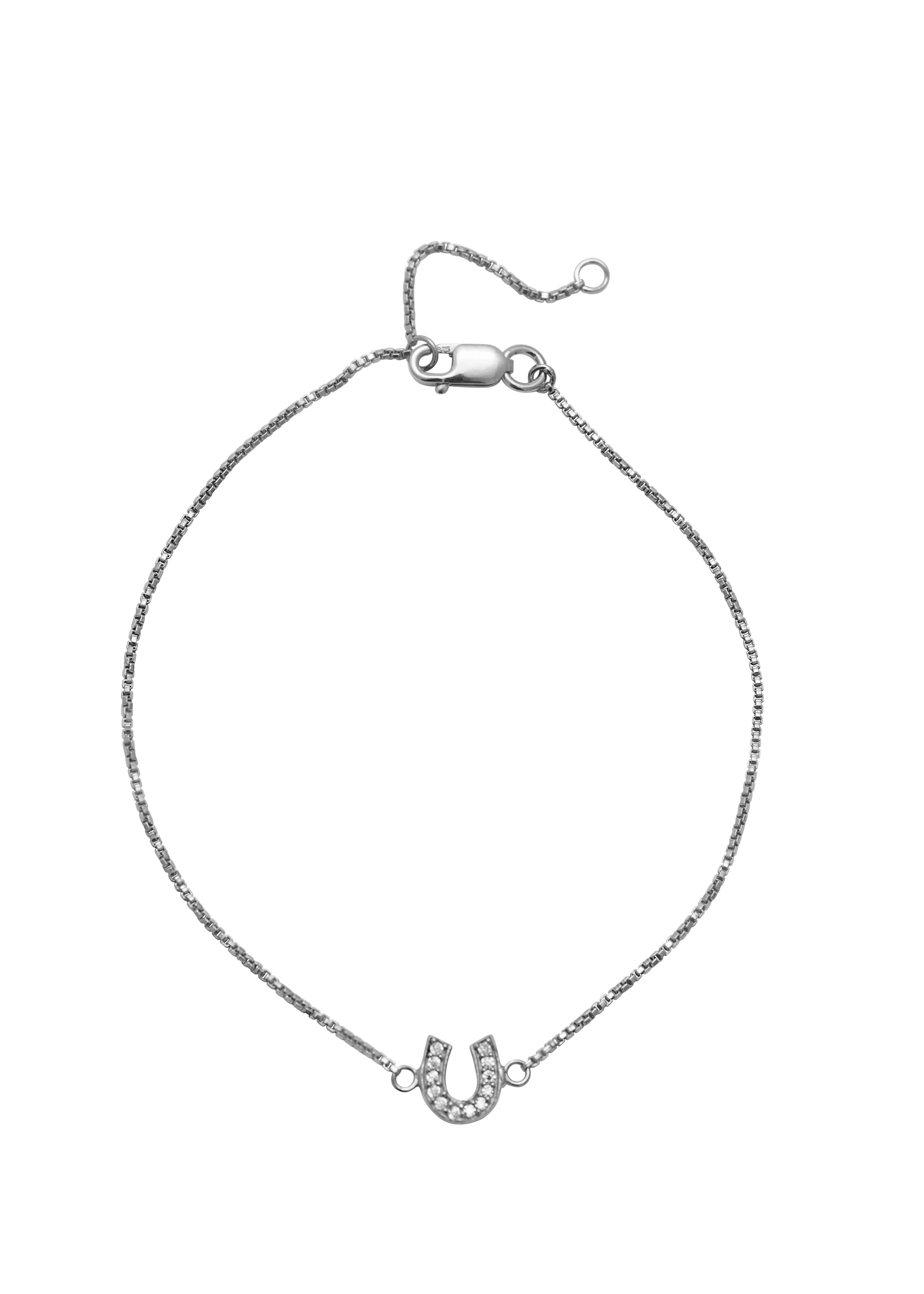 SAMPLE Horseshoe Bracelet Rhodium sold by Sarah Mulder Jewelry