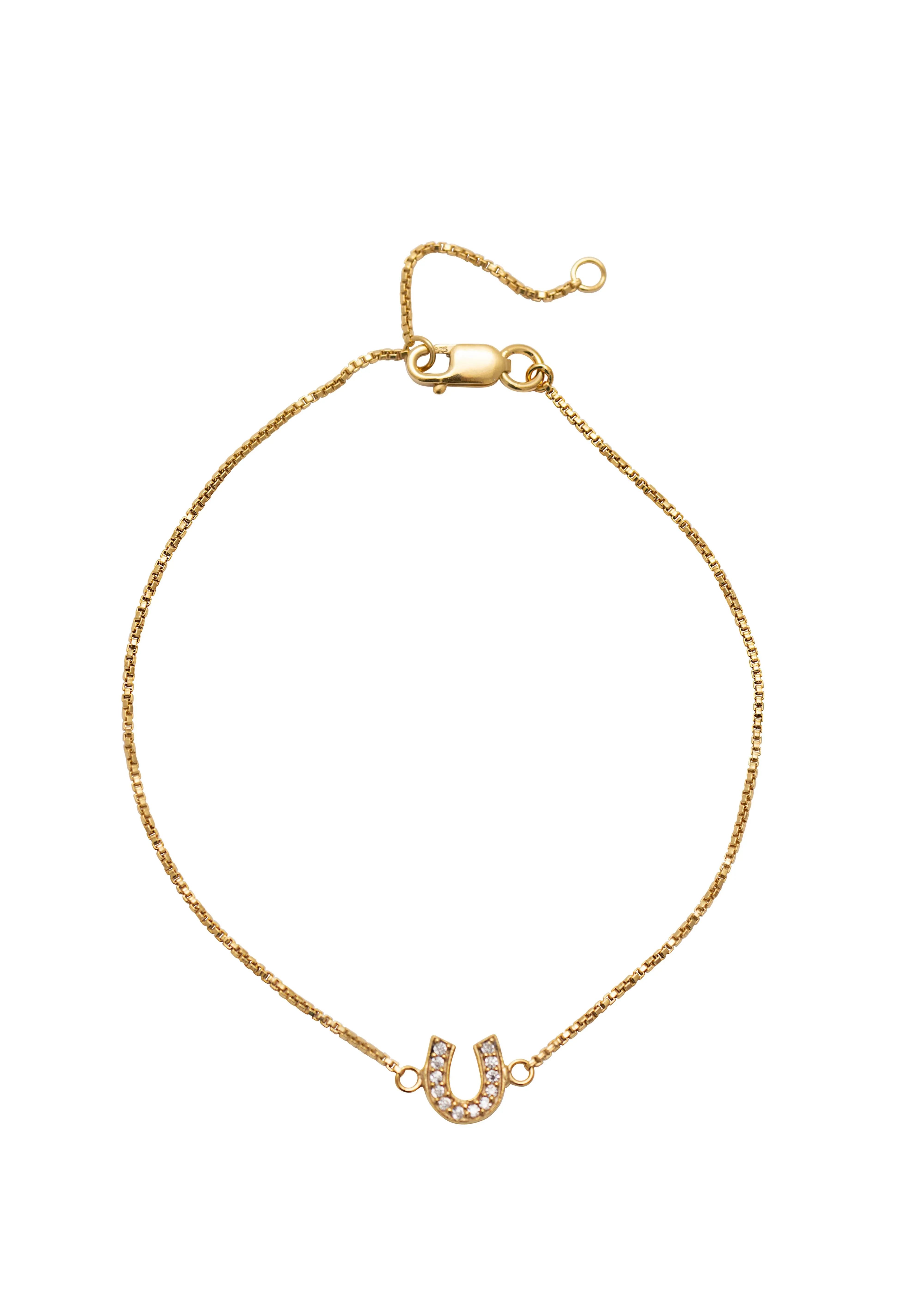 SAMPLE Horseshoe Bracelet Gold sold by Sarah Mulder Jewelry