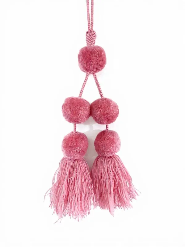 Pom Pom Rose made by Sarah Mulder Jewelry