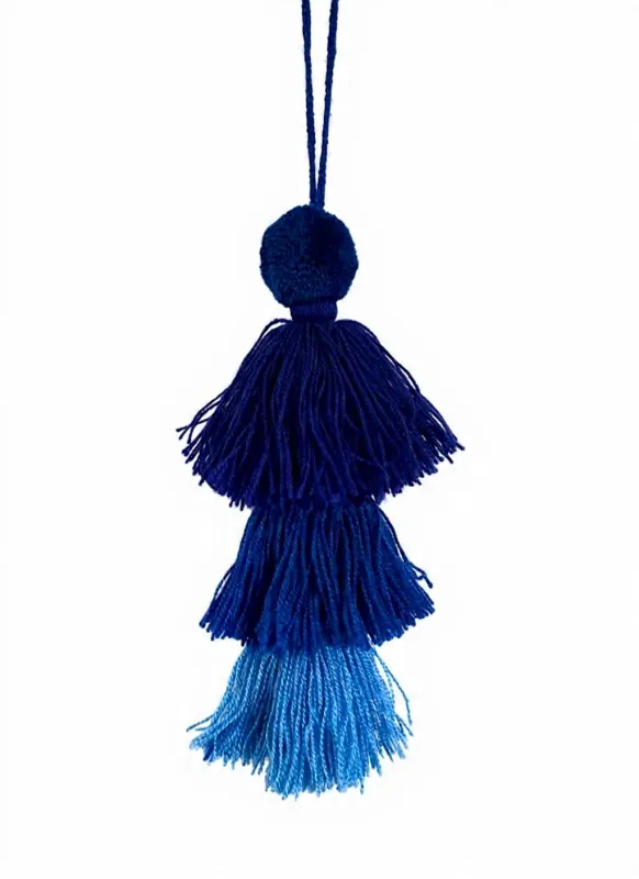 Pom Pom Tassel Sapphire made by Sarah Mulder Jewelry