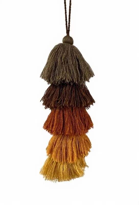 Ombré Sway Tassel Marigold made by Sarah Mulder Jewelry
