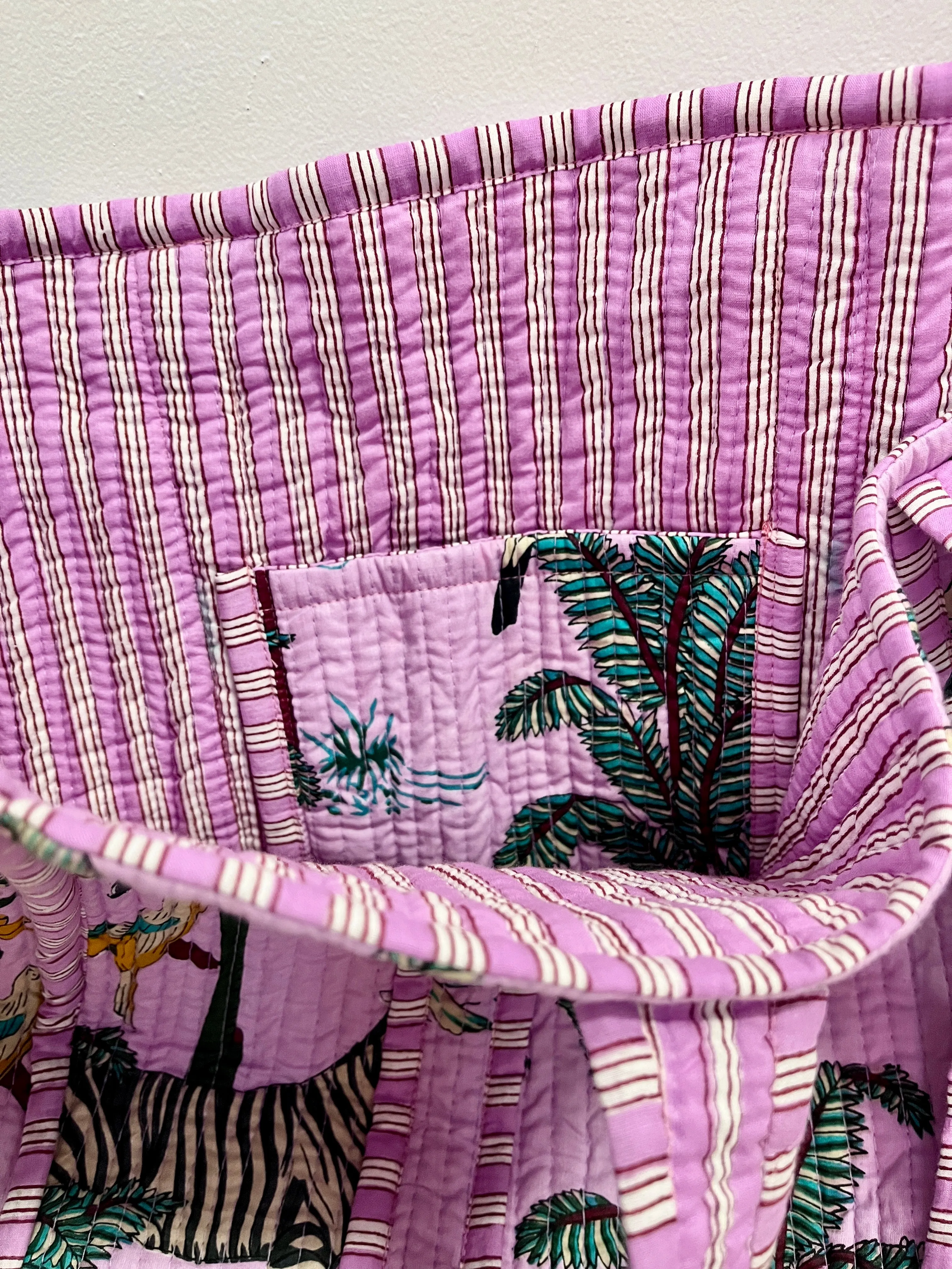 Violet Jungle Tote sold by Sarah Mulder Jewelry product image thumbnail 3