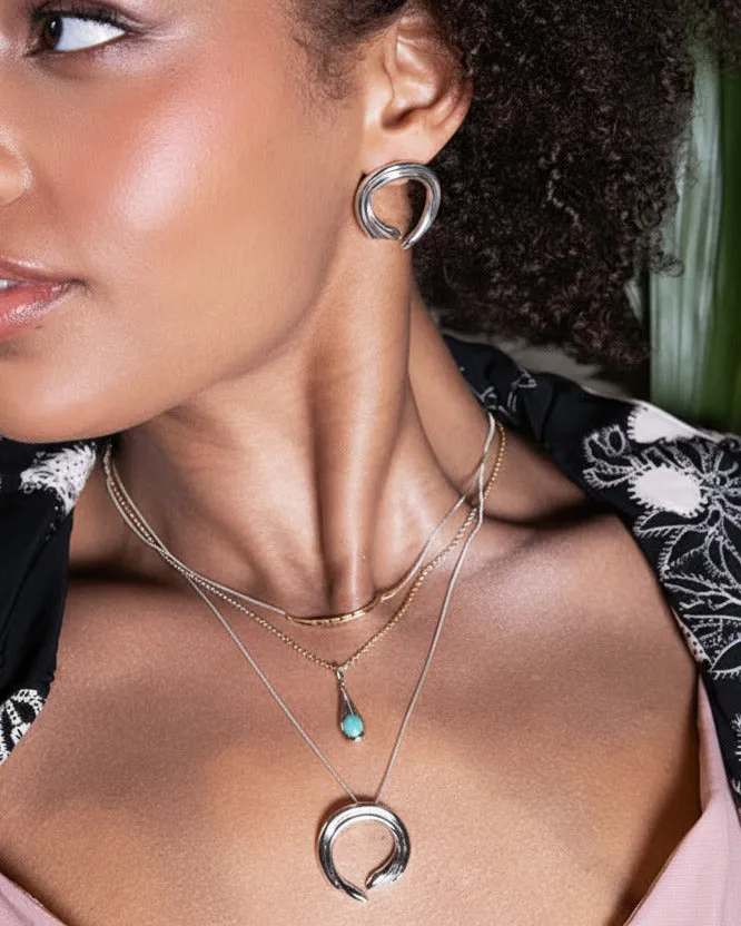 SALE Hiatus Earrings Rhodium sold by Sarah Mulder Jewelry product image thumbnail 2