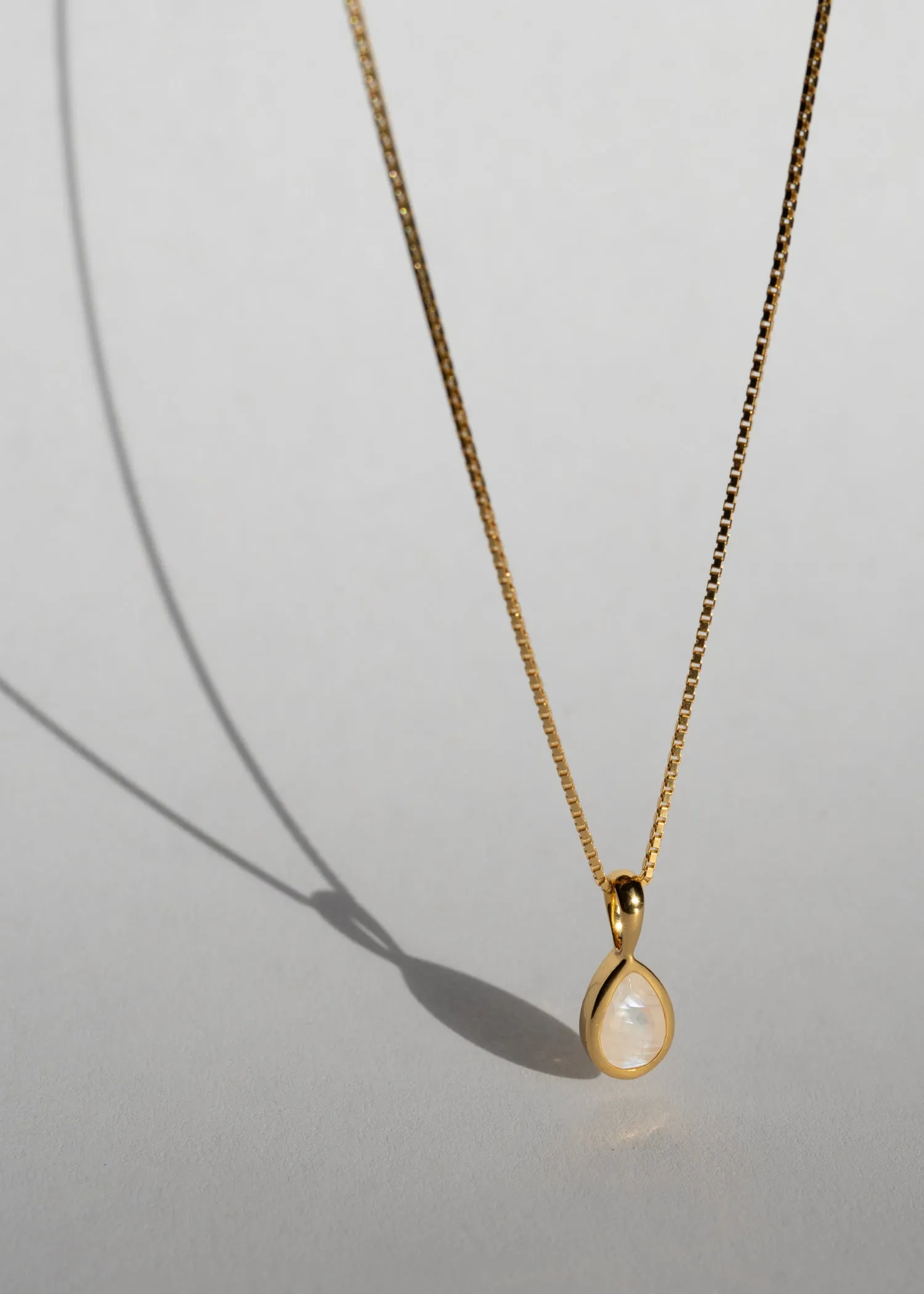 Koy Necklace Moonstone Gold sold by Sarah Mulder Jewelry product image thumbnail 4