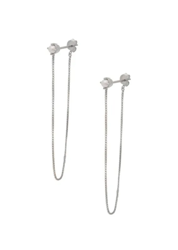 SAMPLE Alex Studs 2" Pearl sold by Sarah Mulder Jewelry