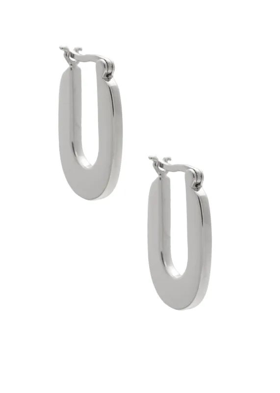 SAMPLE Utility Earrings Rhodium sold by Sarah Mulder Jewelry