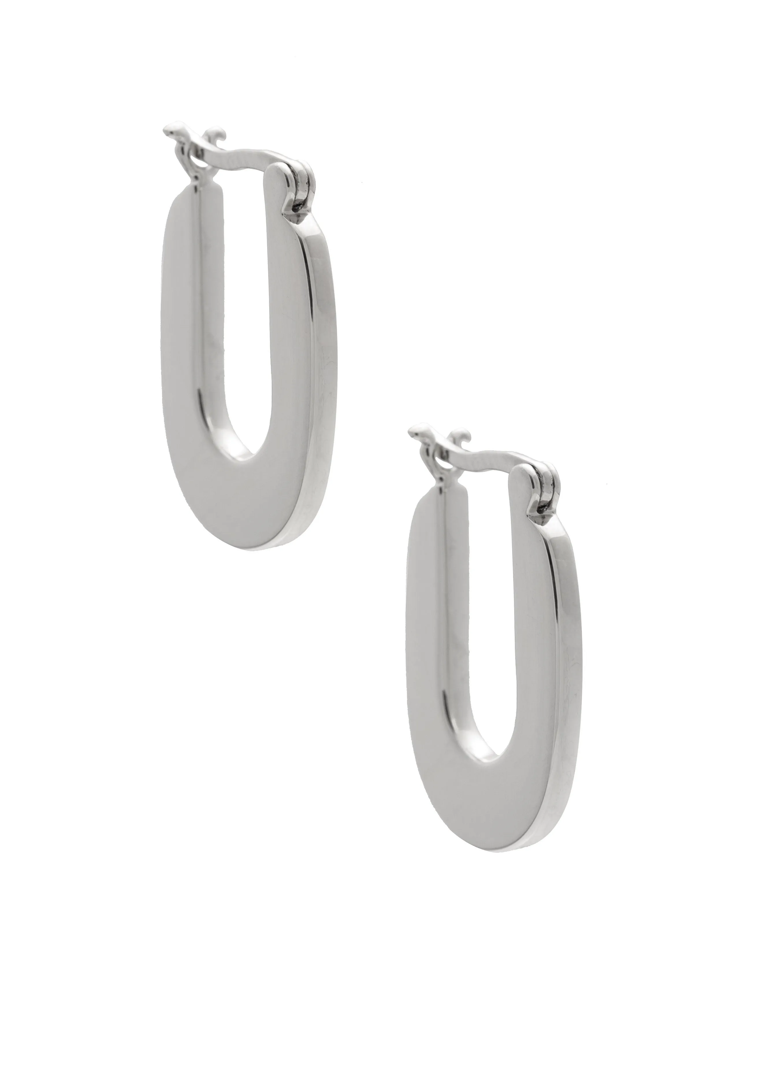 SAMPLE Utility Earrings Rhodium sold by Sarah Mulder Jewelry
