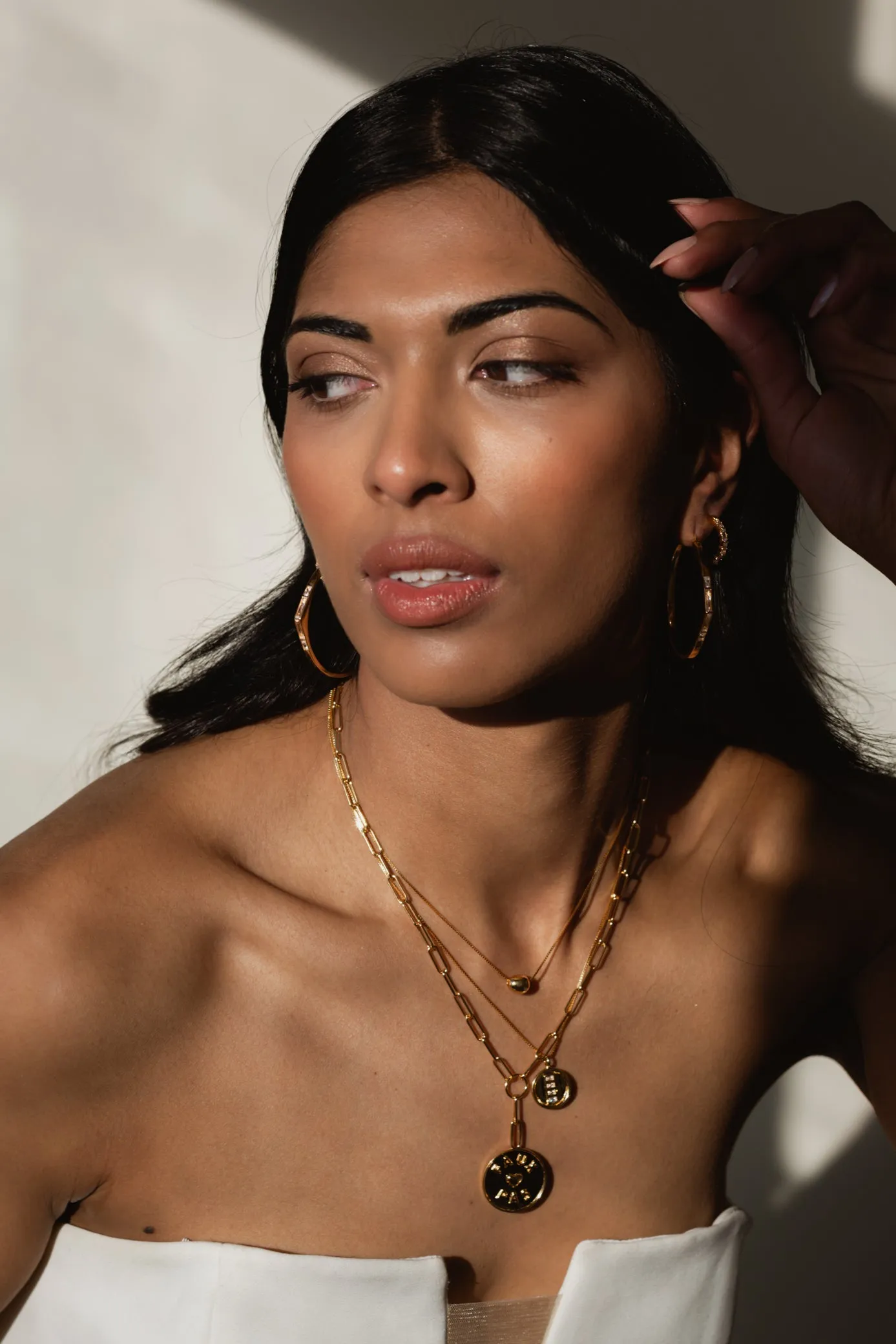 SAMPLE Golden Hour Hoops Gold sold by Sarah Mulder Jewelry product image thumbnail 3