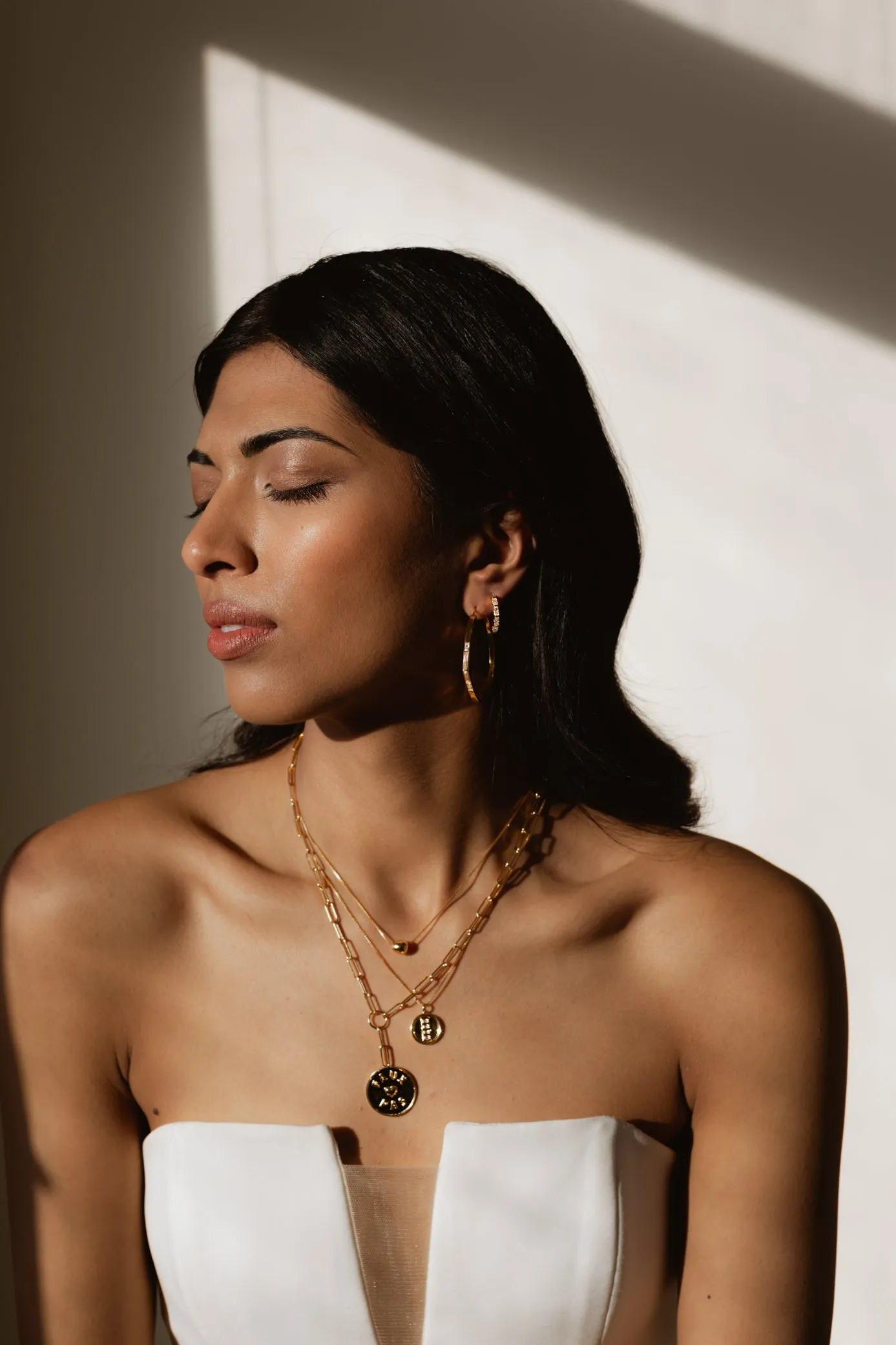 SAMPLE Golden Hour Hoops Gold sold by Sarah Mulder Jewelry product image thumbnail 4