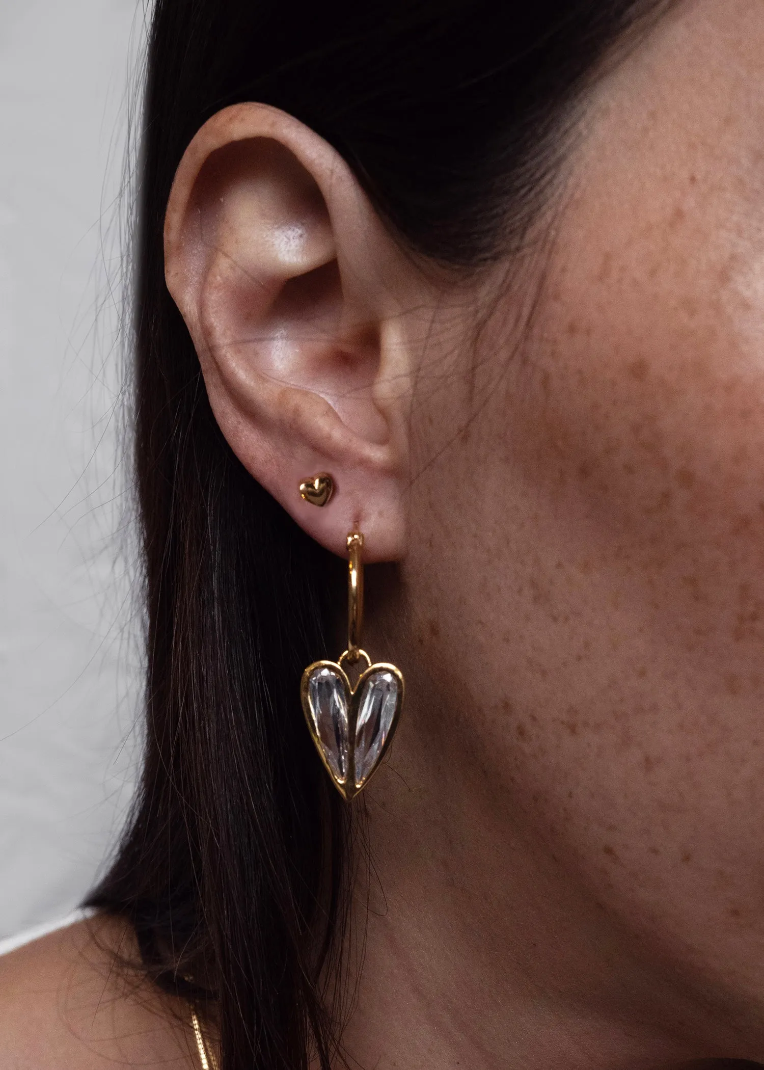 Monroe Earrings Clear Rhodium sold by Sarah Mulder Jewelry product image thumbnail 2