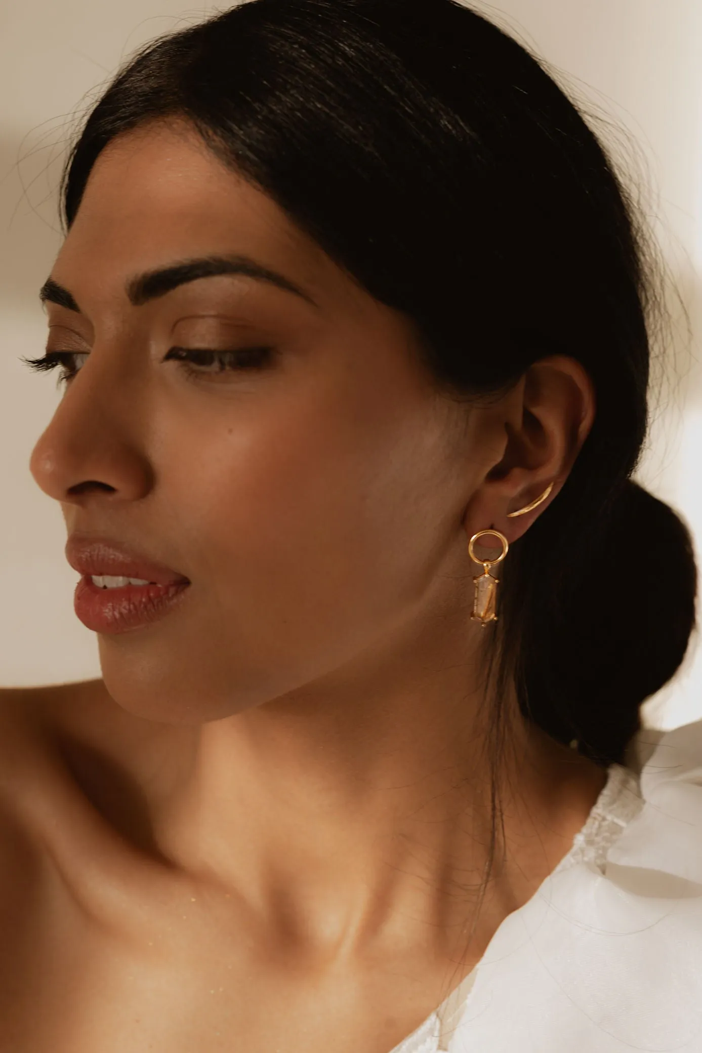 SAMPLE Slice Studs Gold sold by Sarah Mulder Jewelry product image thumbnail 2