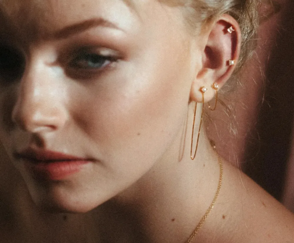 SAMPLE Alex Studs 2" Pearl sold by Sarah Mulder Jewelry product image thumbnail 2