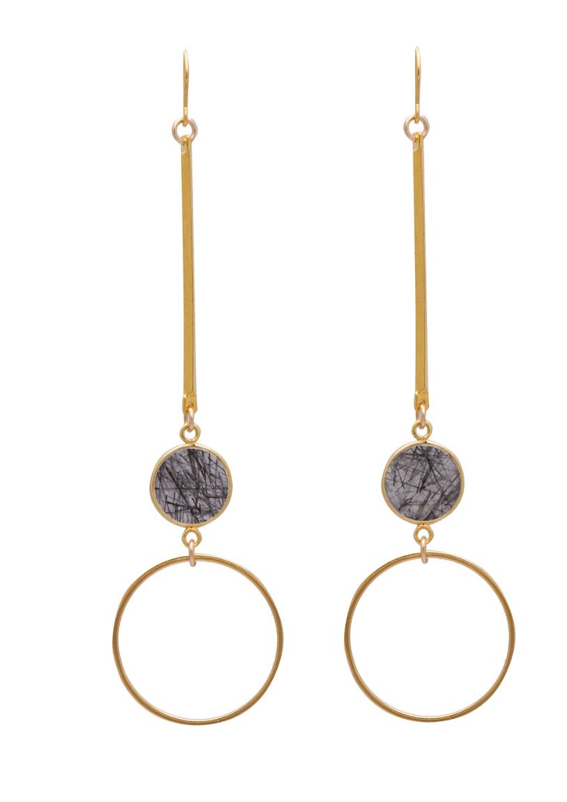 Cosmos Earrings Gold sold by Sarah Mulder Jewelry