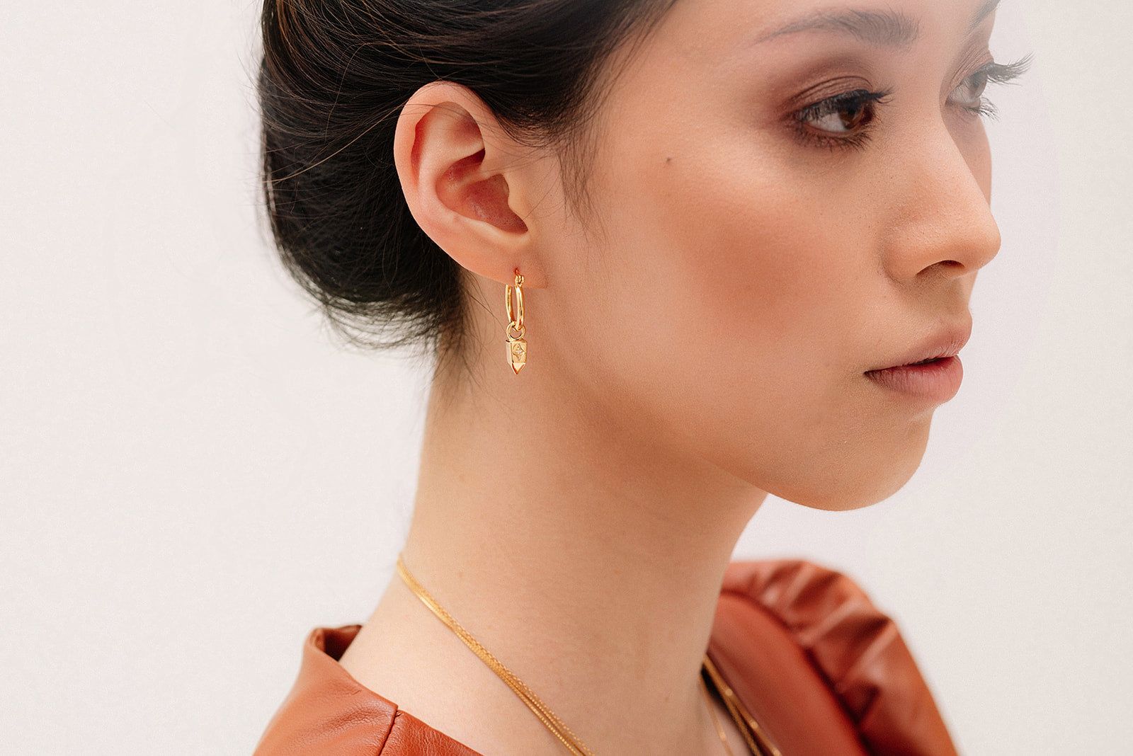 SAMPLE Nova Earrings Rhodium sold by Sarah Mulder Jewelry product image thumbnail 3